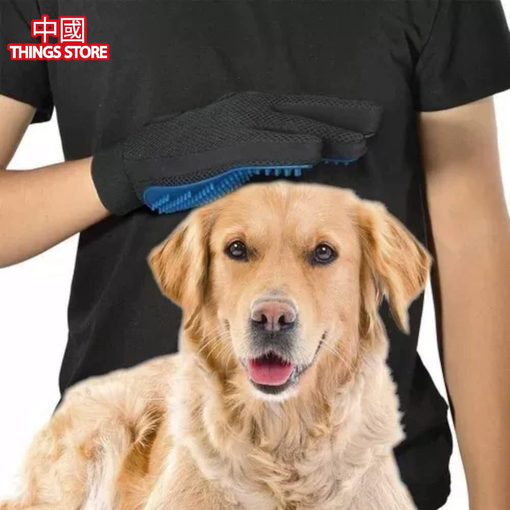 Guante de cepillo para mascotas