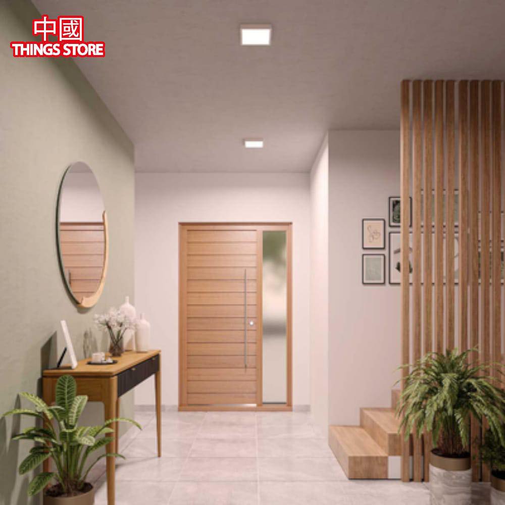 Lámpara de techo cuadrada 17cm