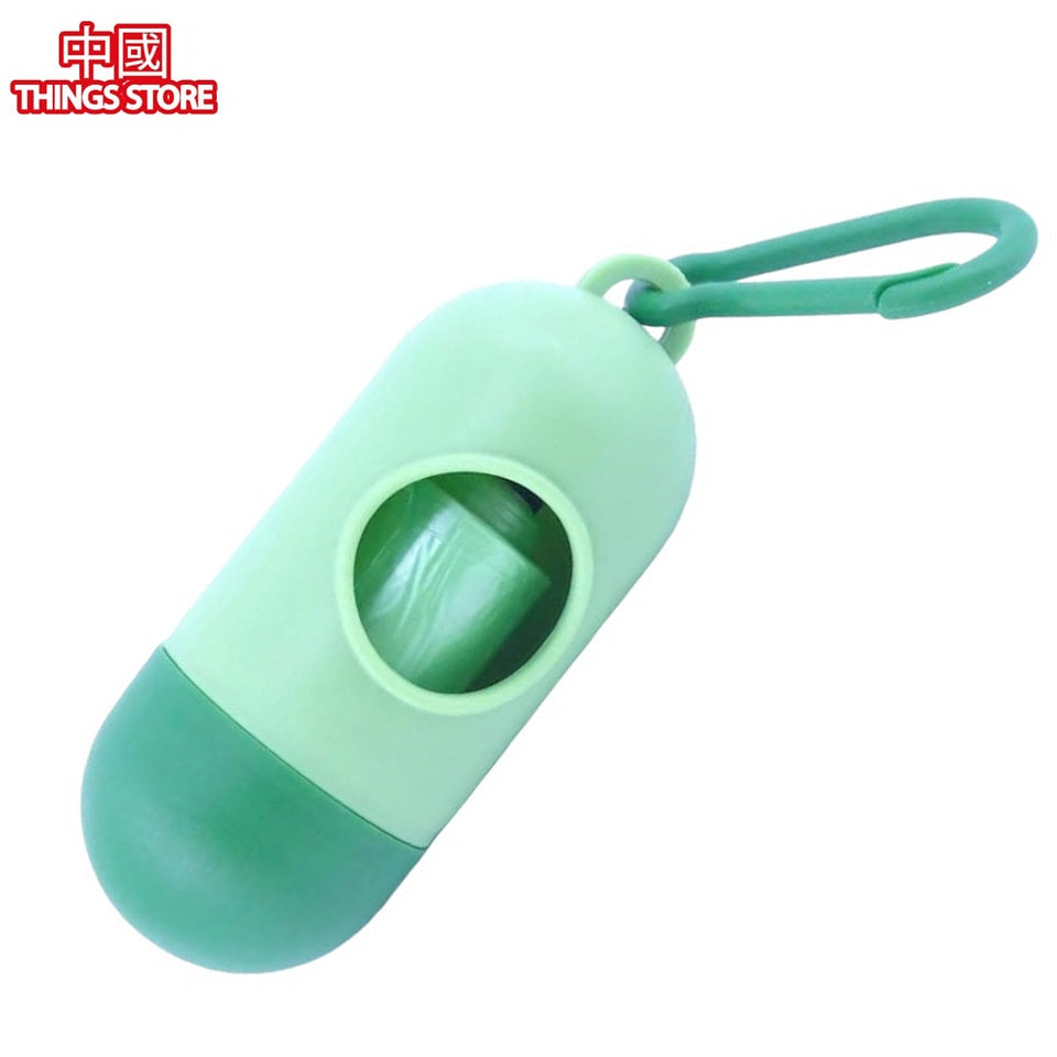 Dispensador de bolsas para heces de mascota