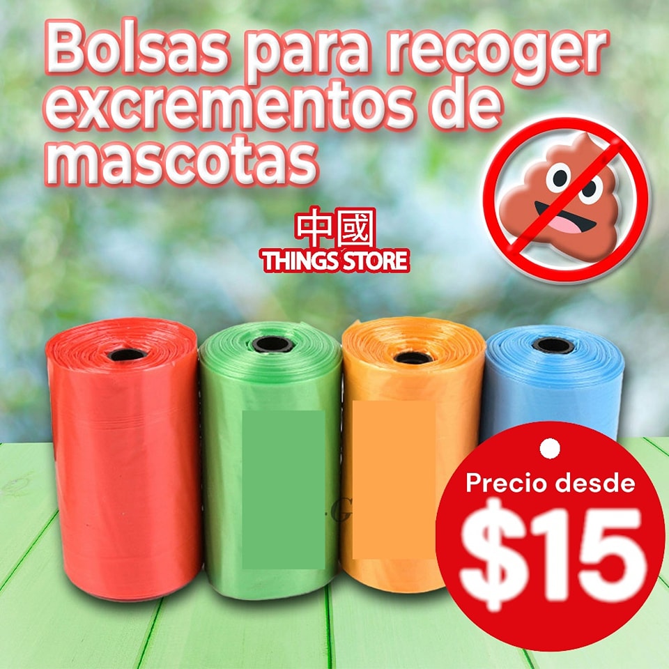Bolsas para heces de perro