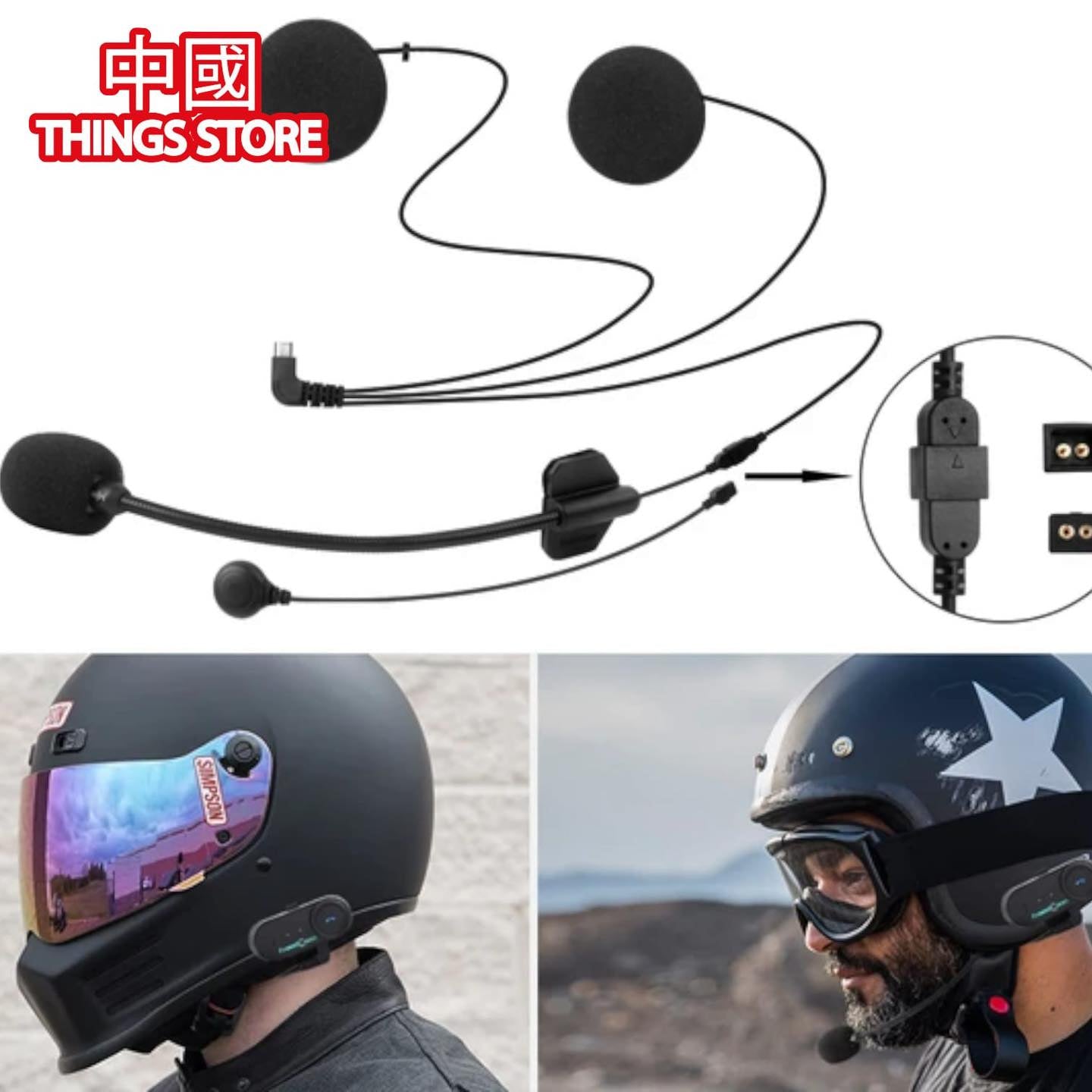 Aurículares para motocicleta