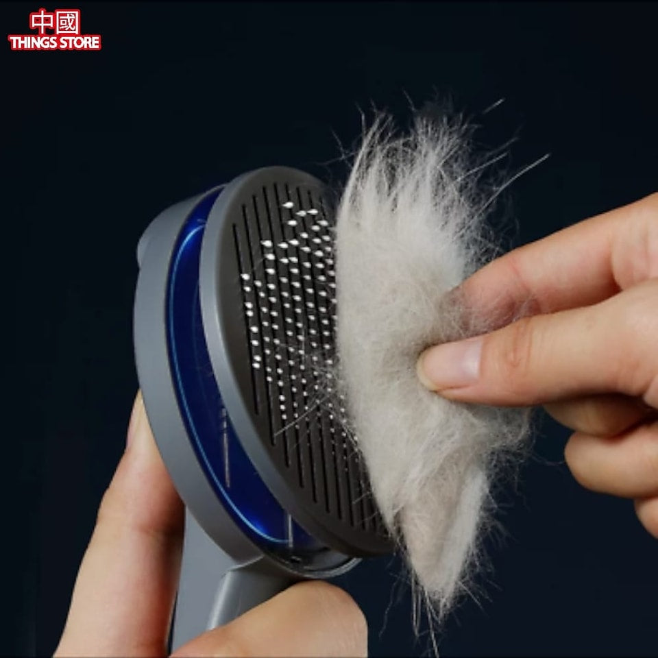 Cepillo de mascota push