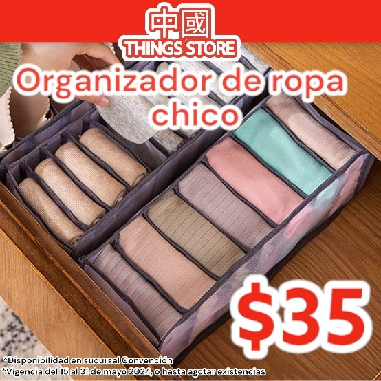 Organizador de ropa chico