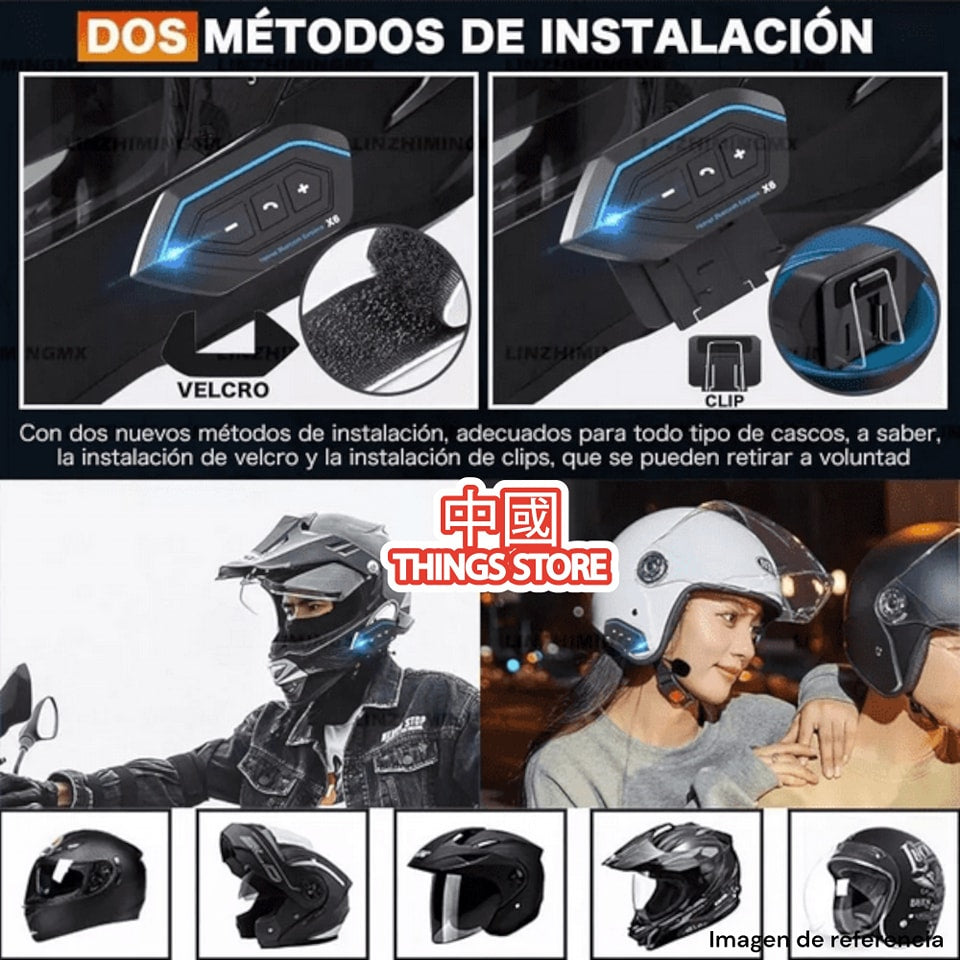 Audífono para motocicleta