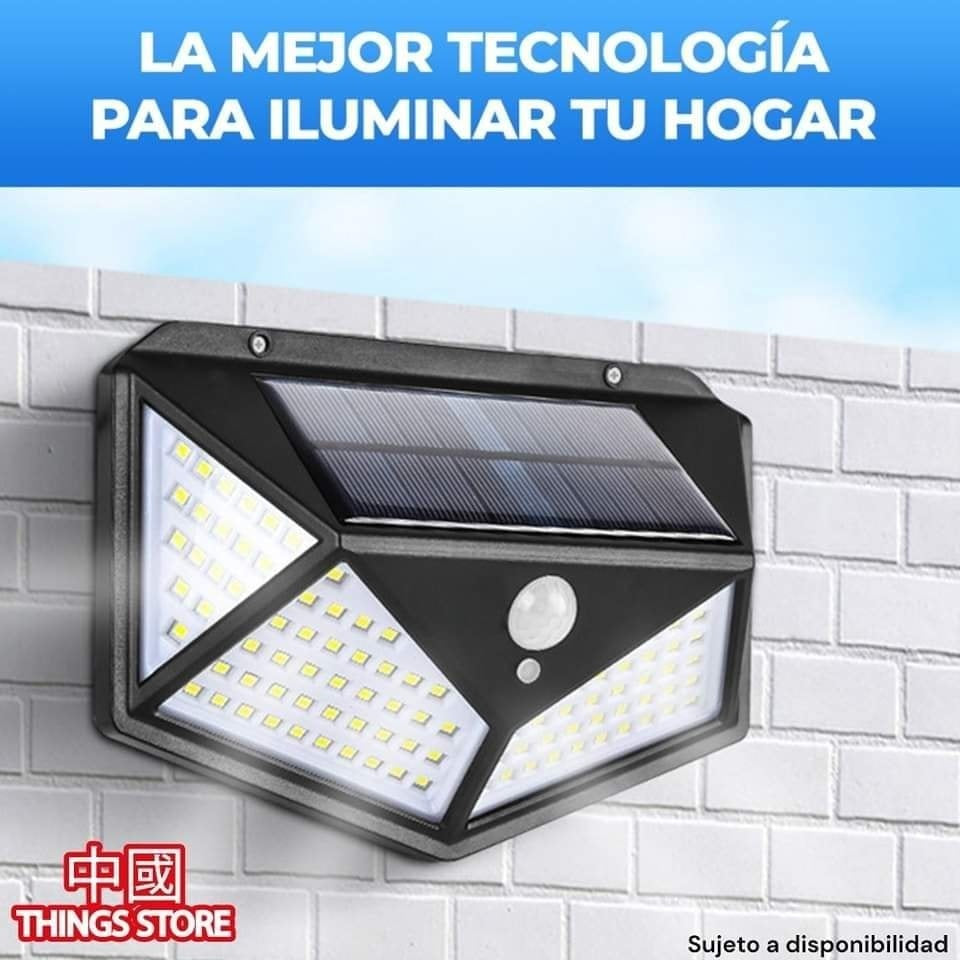 Lámpara solar hexagonal
