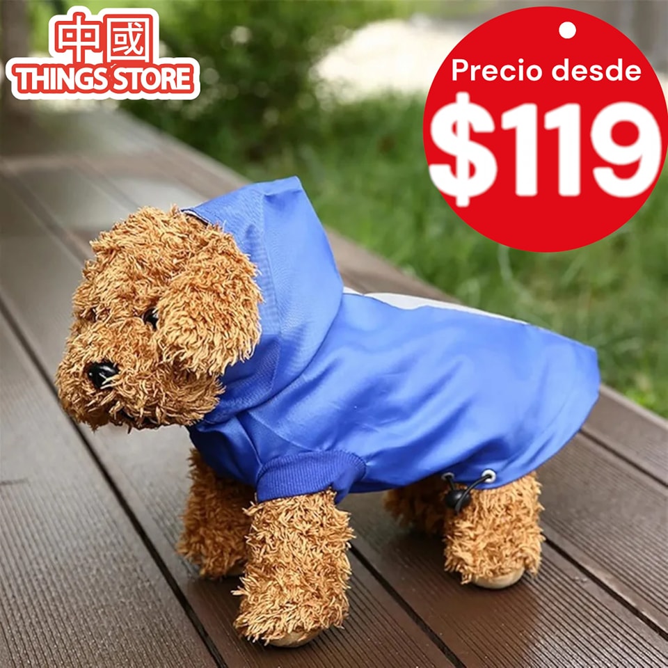 Impermeable de mascota
