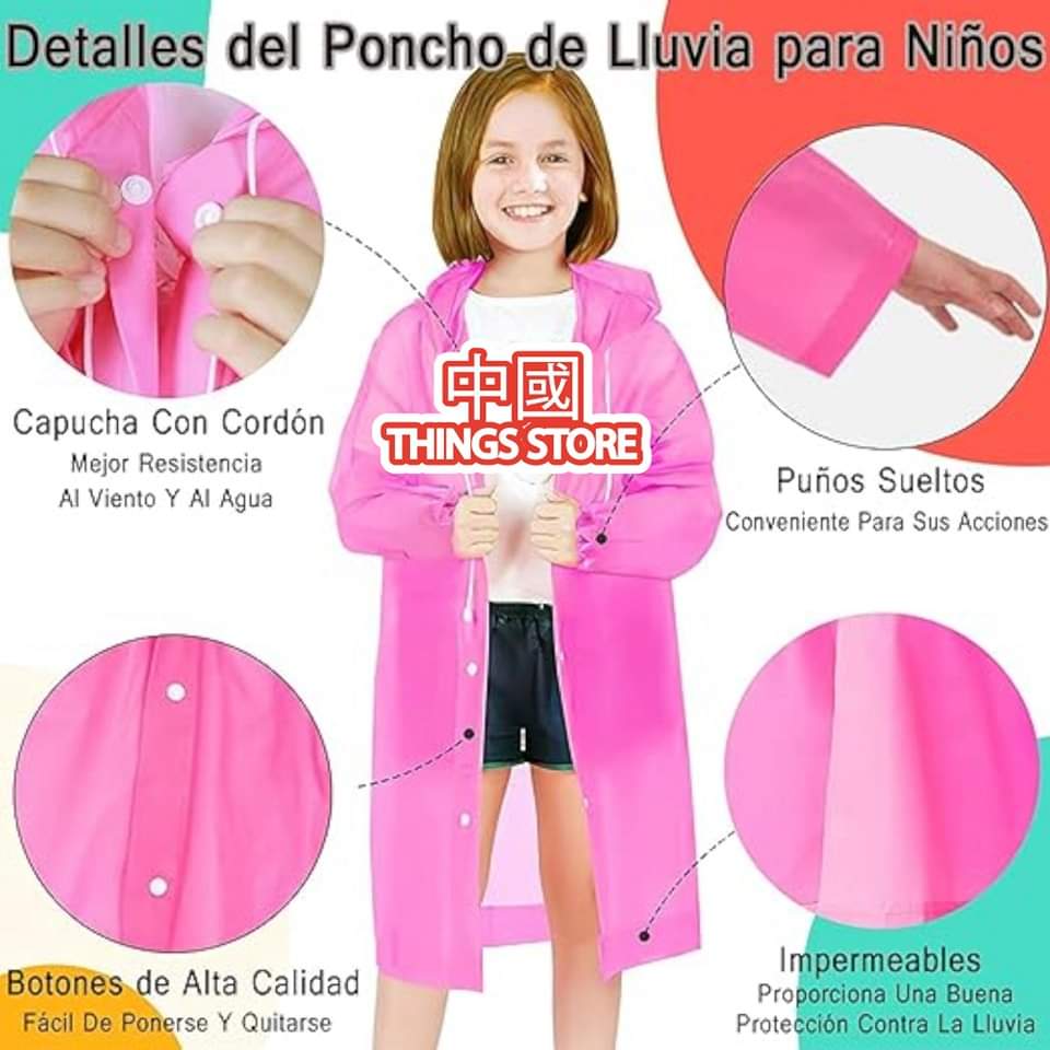 Impermeable para niños