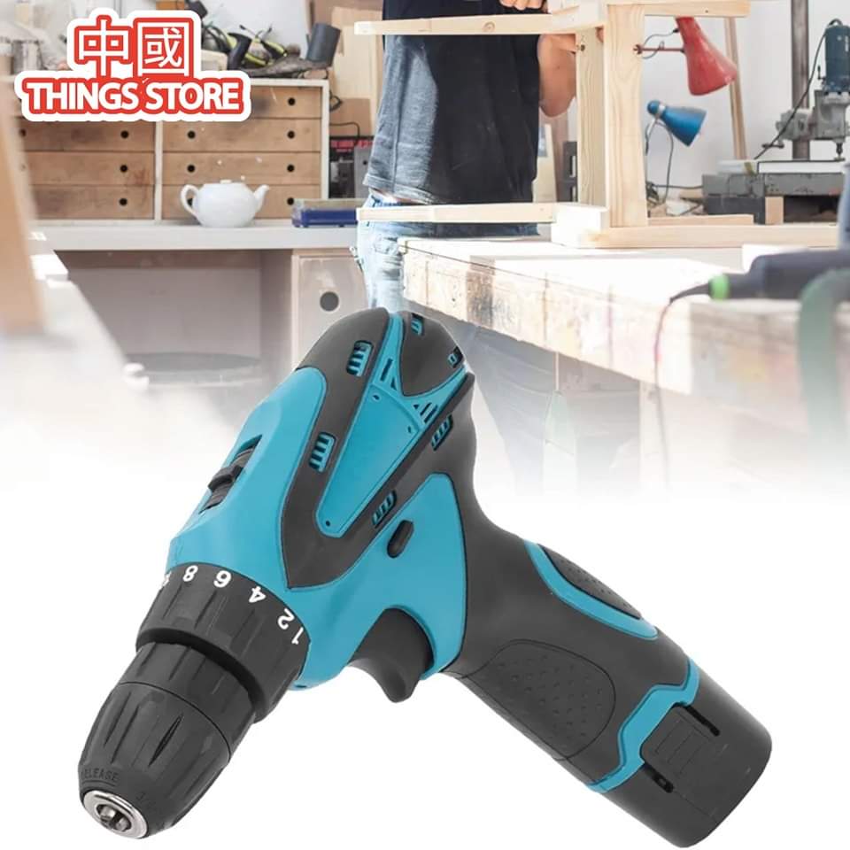 Taladro con accesorios