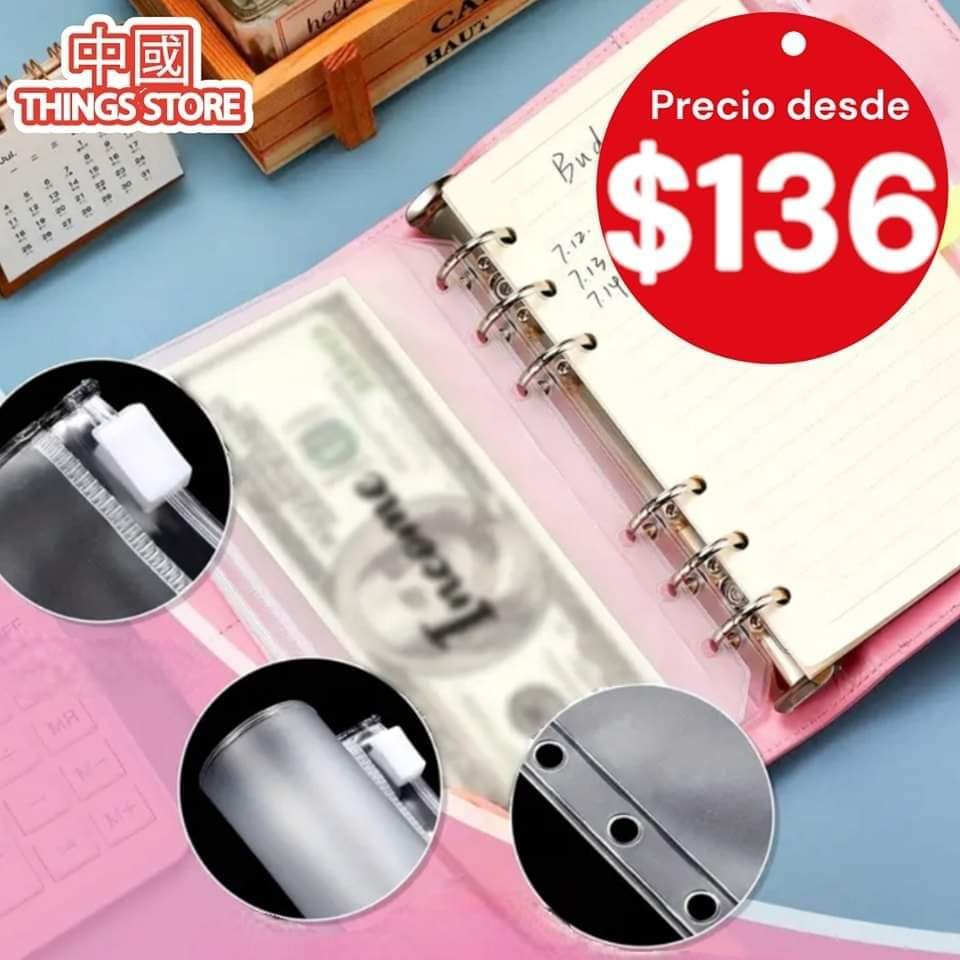 Libreta organizadora de gastos