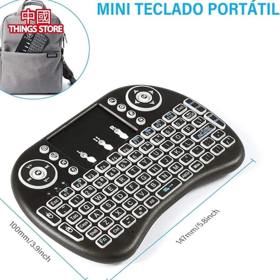 Teclado inalámbrico con mouse