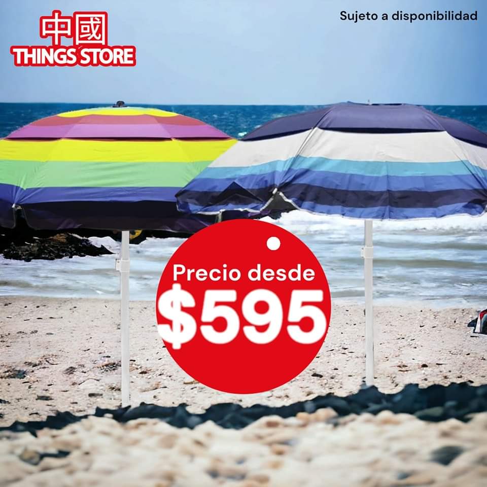 Sombrilla de playa 4 metros