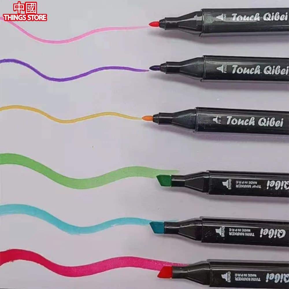 Plumones de doble punta 36pz