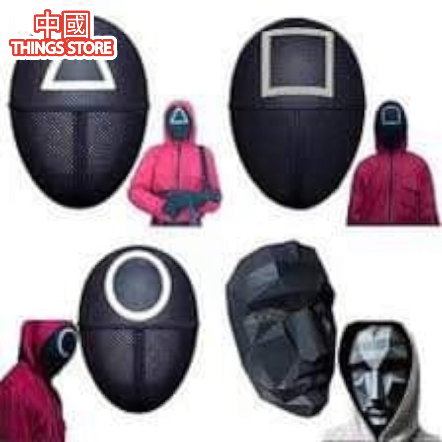 Máscara del juego del calamar