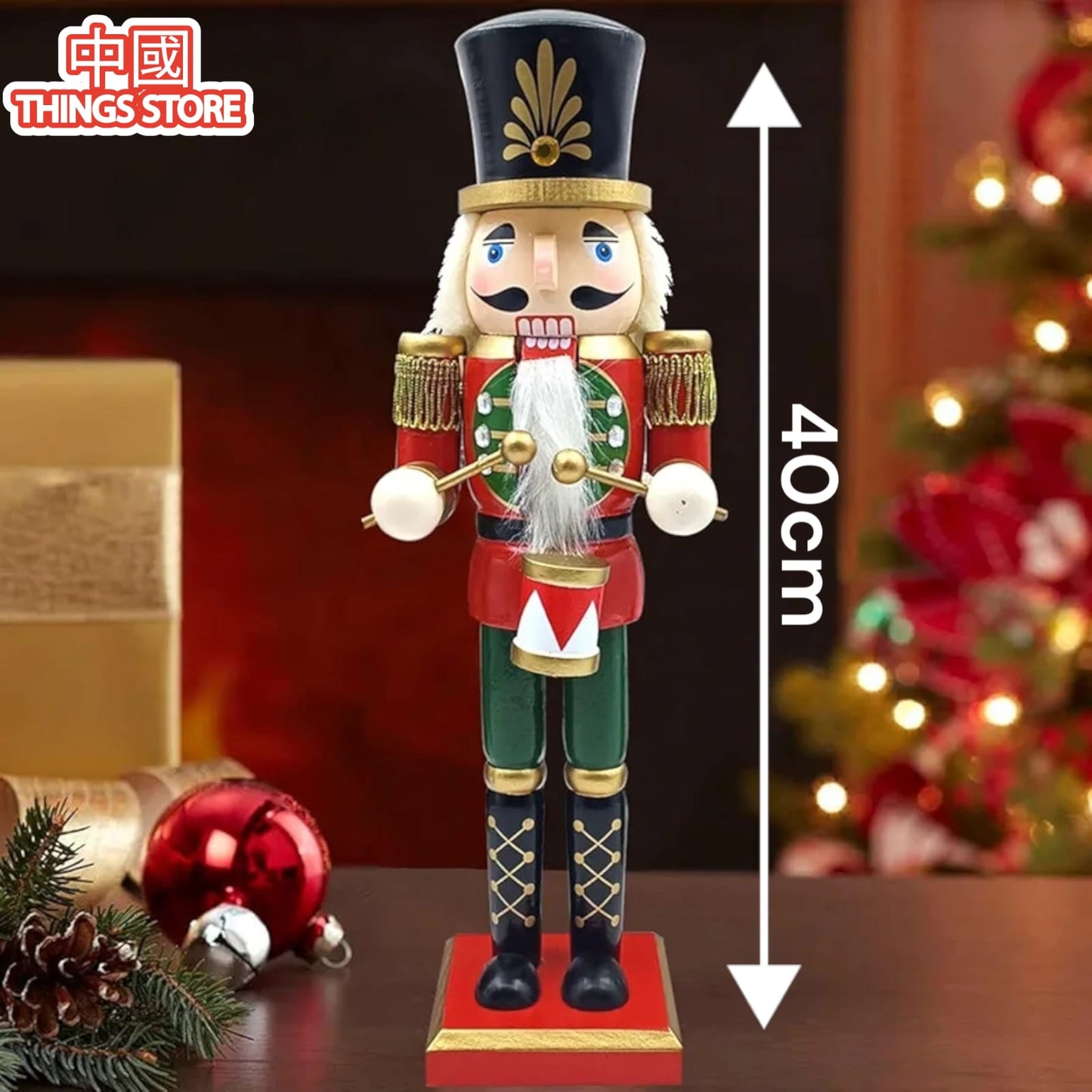 Cascanueces navideño 40cm