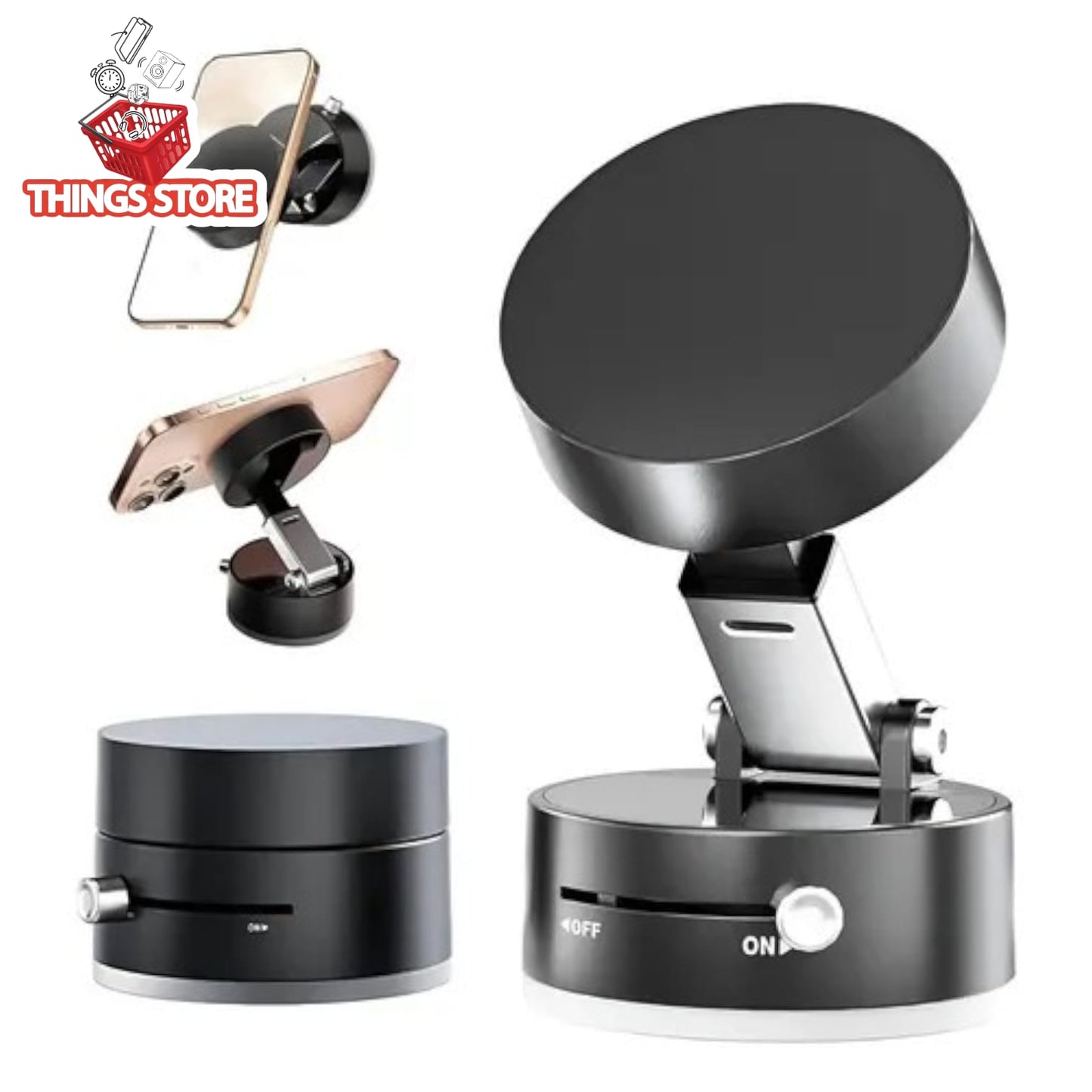 Base de imán con ventosa