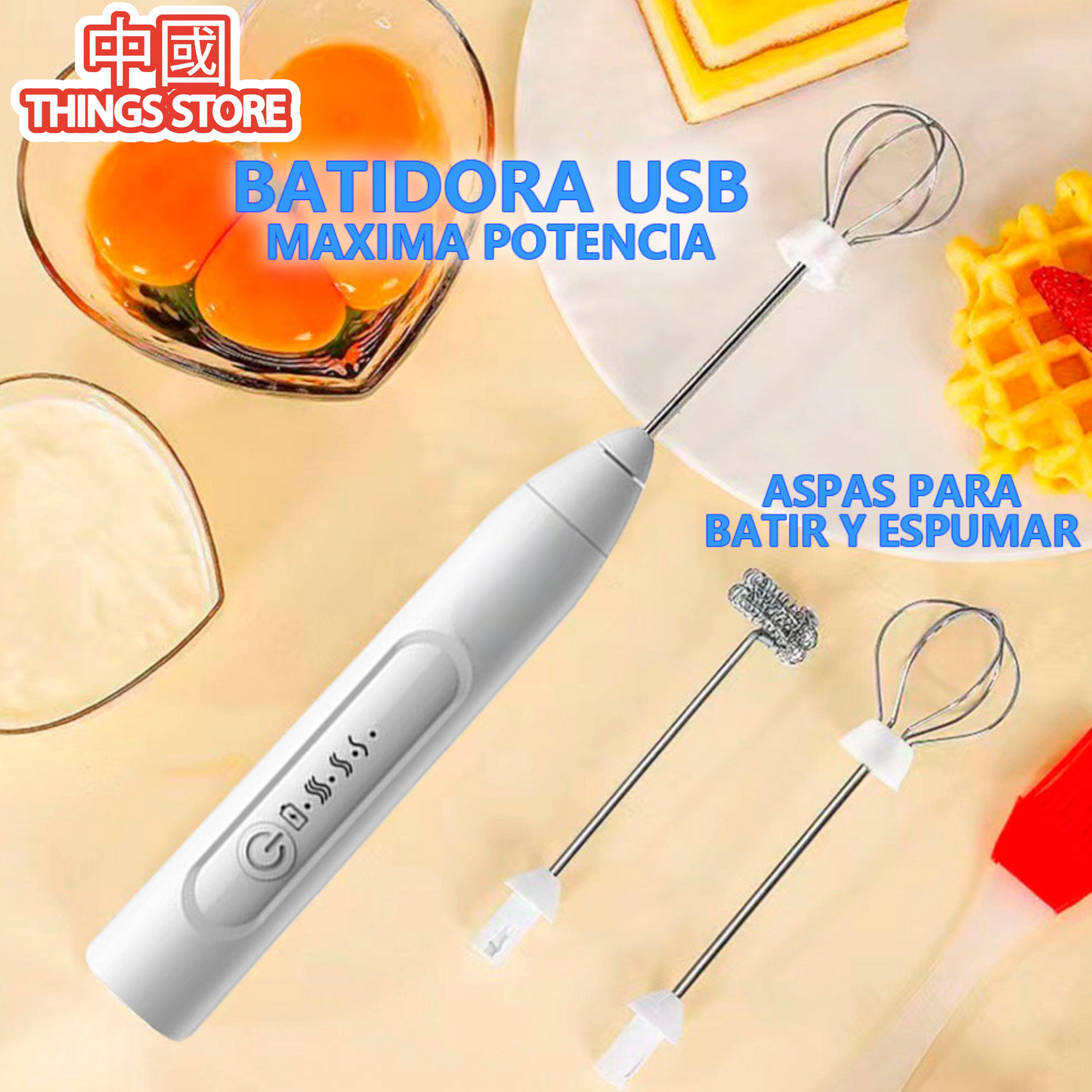 Batidor o espumador de bebidas