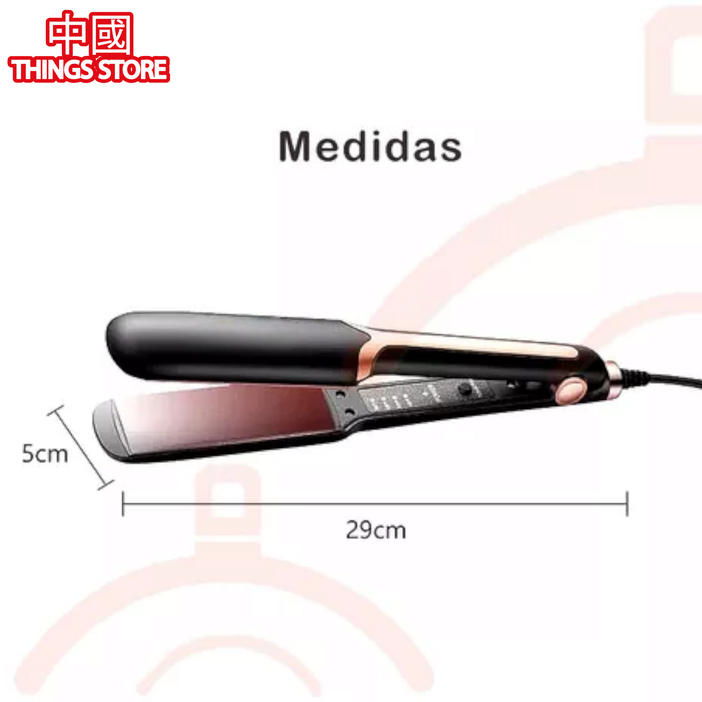 Plancha de pelo ancho