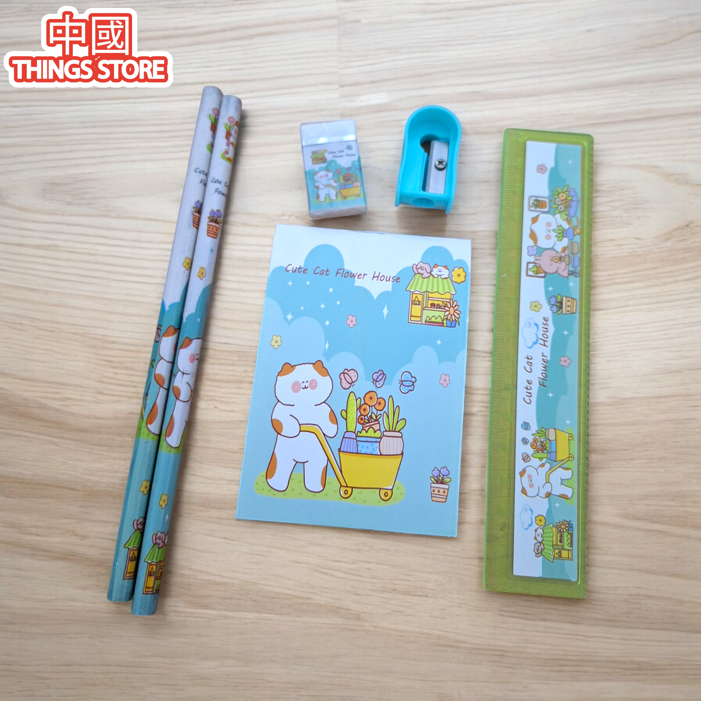 Kit escolar con caja