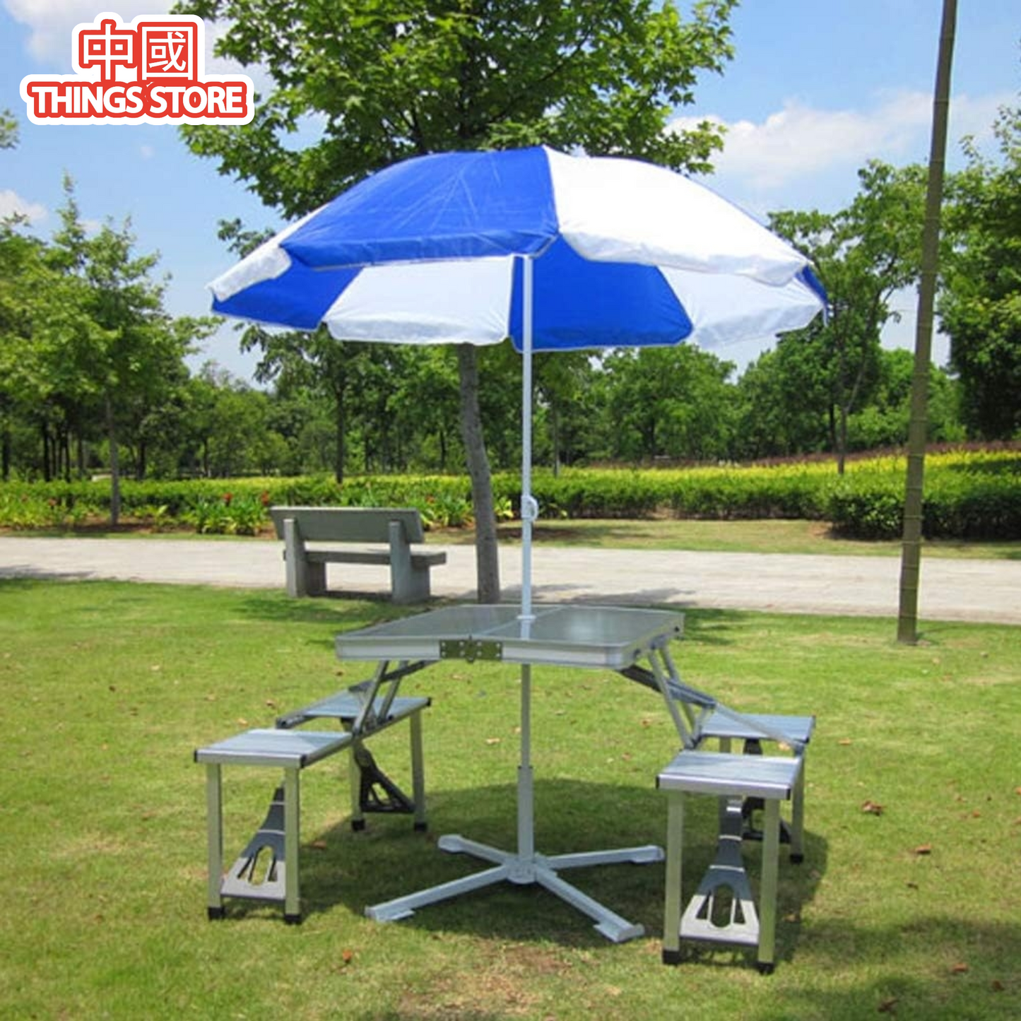 Base de sombrilla de 4 patas