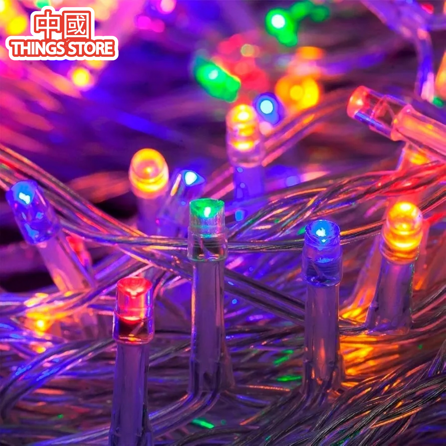 Serie multicolor 10 metros 200 luces