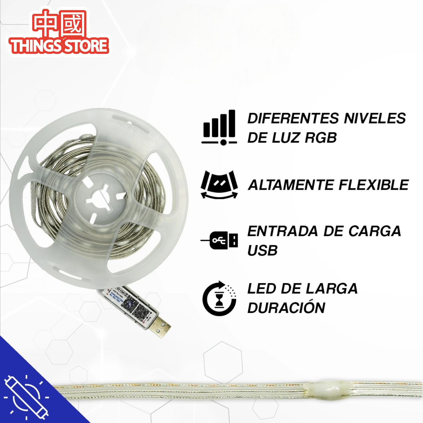 Tira led 5m USB
