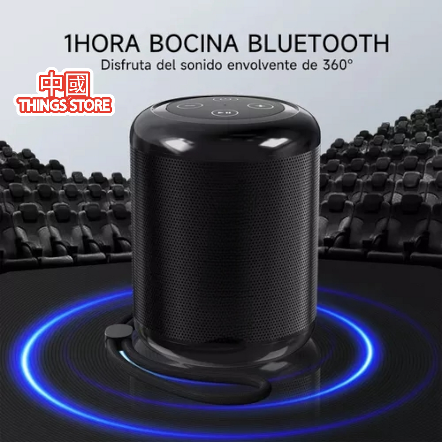 Bocina en forma de cilindro chica