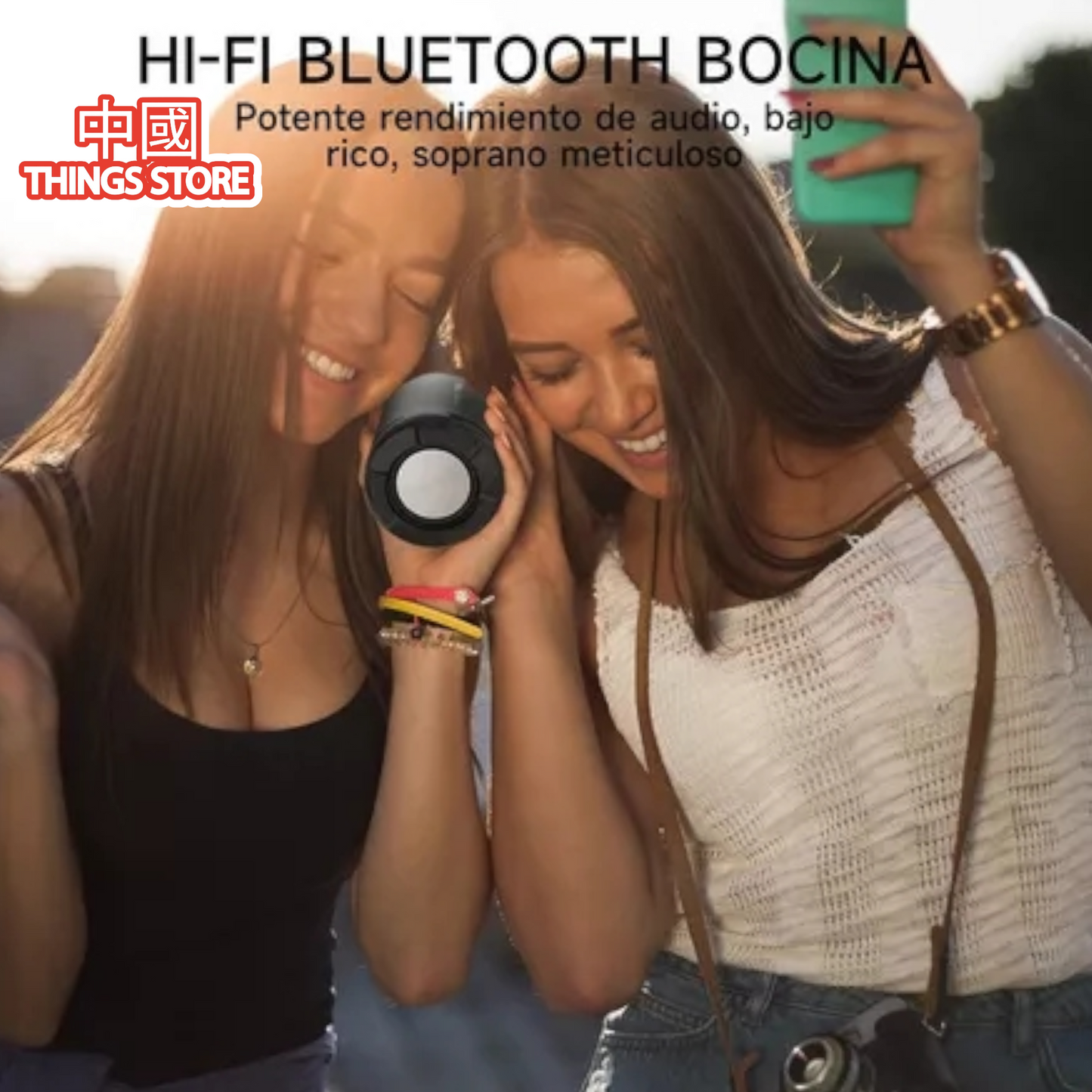 Bocina en forma de cilindro chica