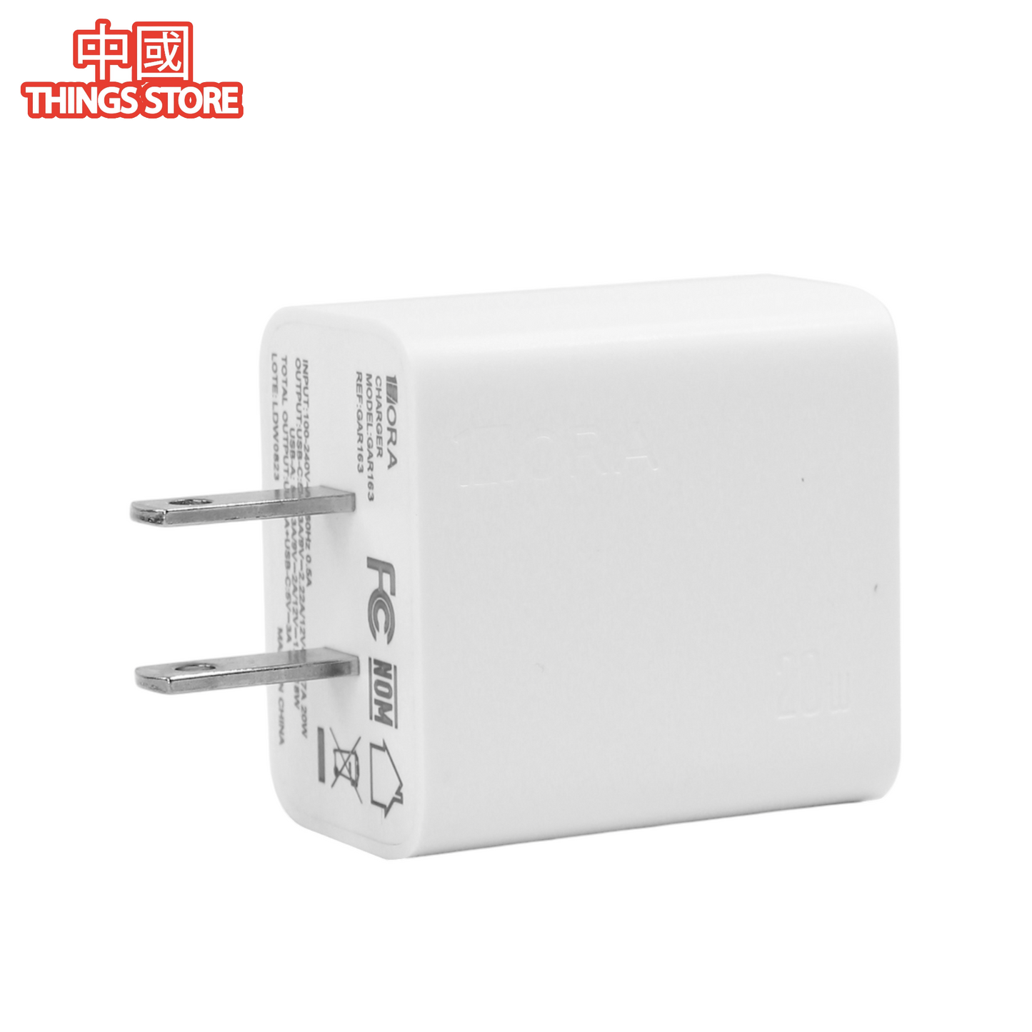Cubo de carga entrada tipo C y usb