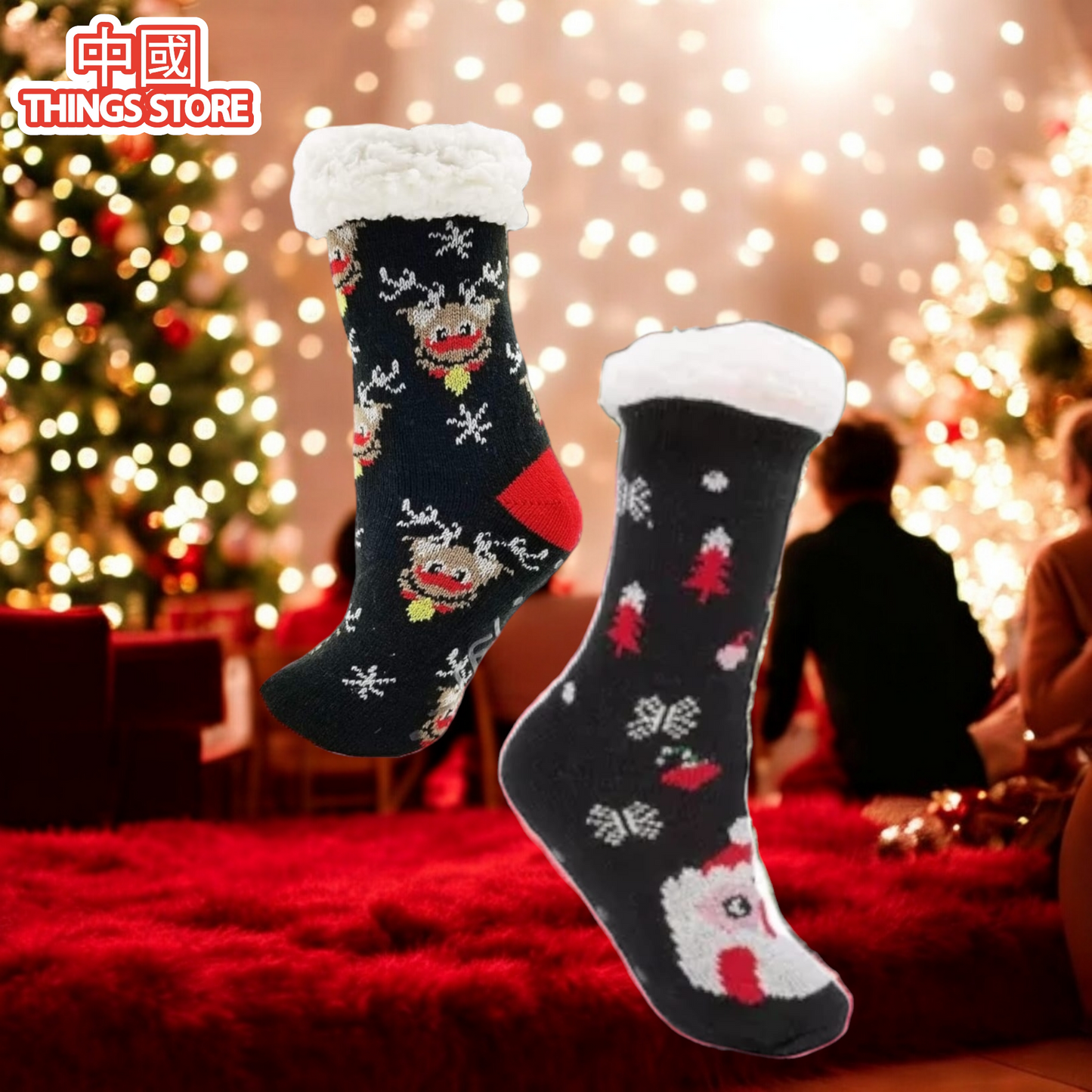 Calcetas afelpadas adulto