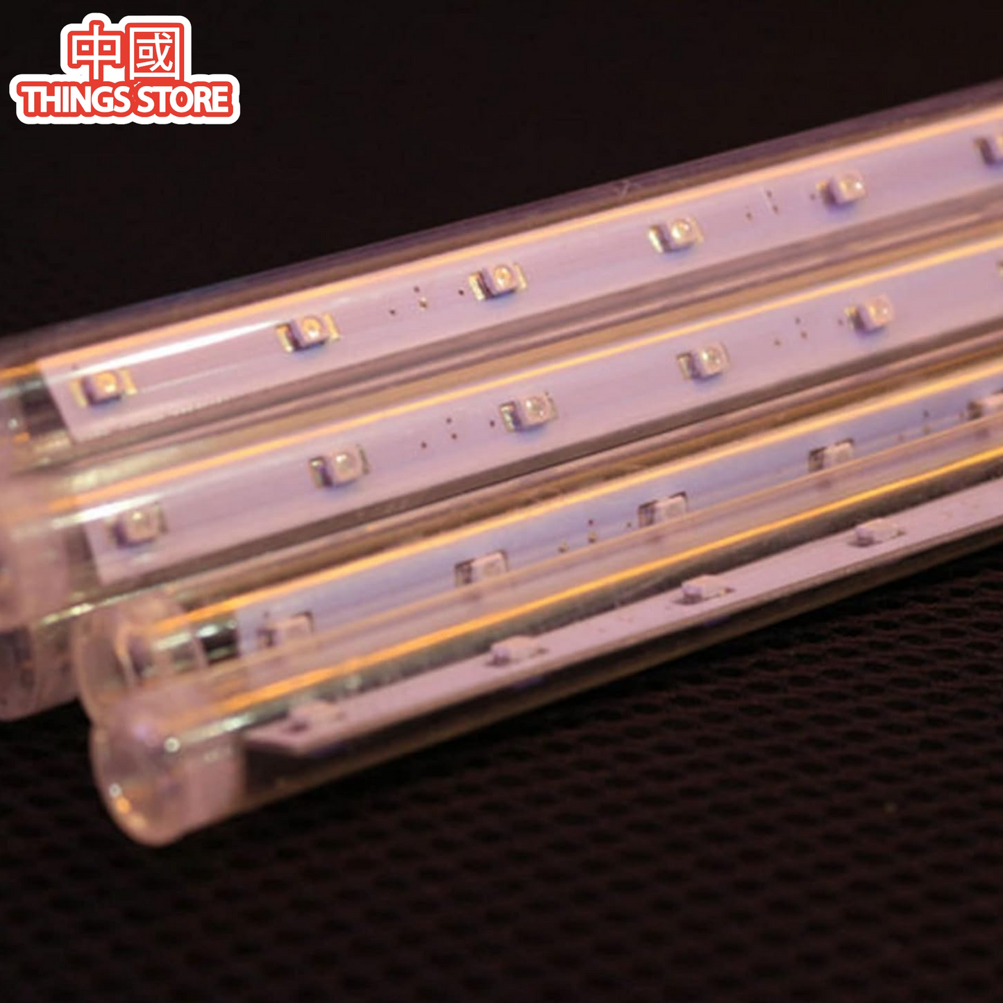 Luces cálida meteorito 8 tubos