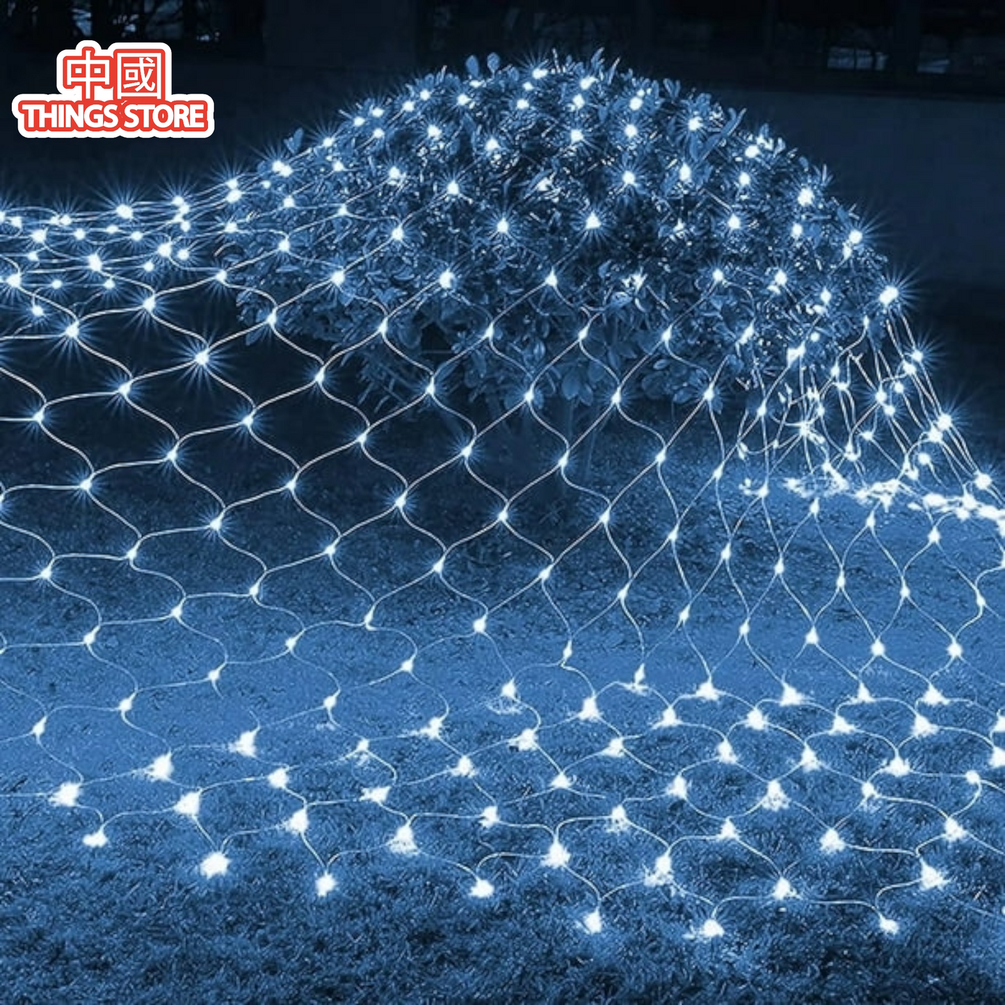 Serie LED de luz blanca tipo red 2×2 metros