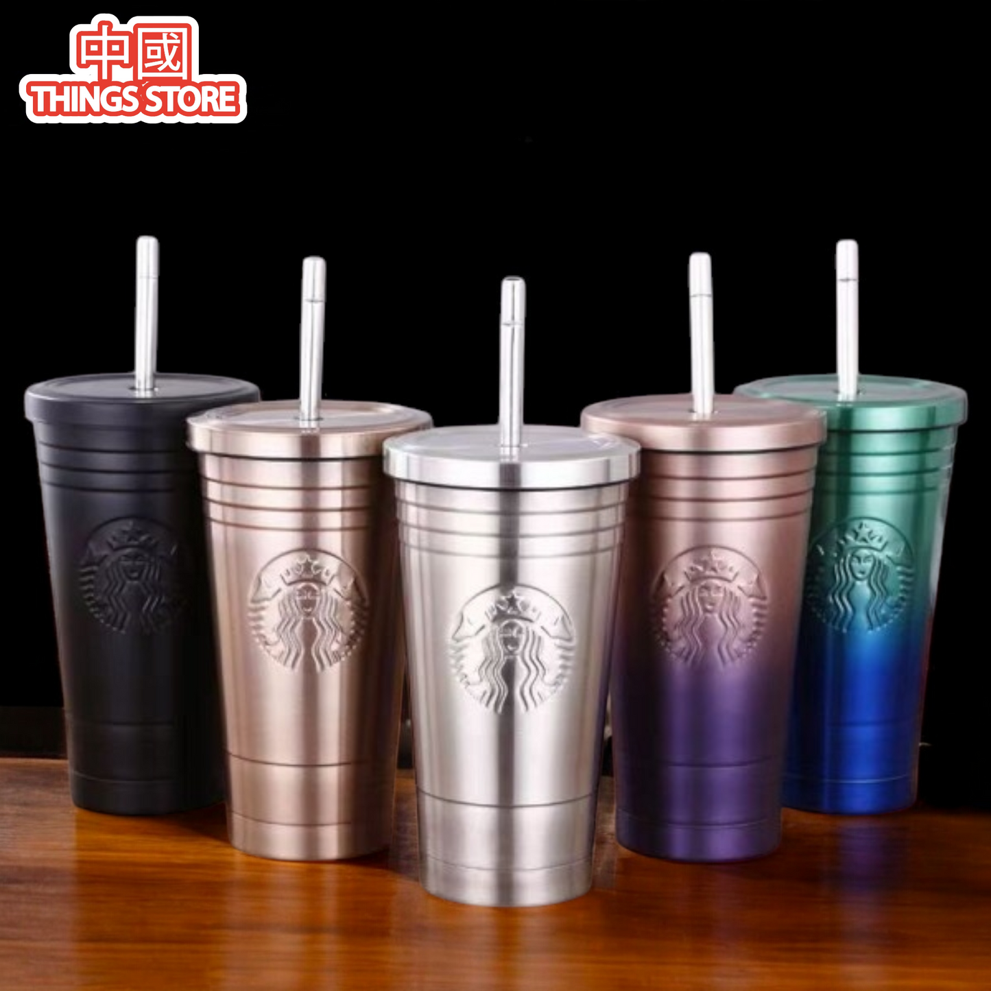 Termo starbucks metálico