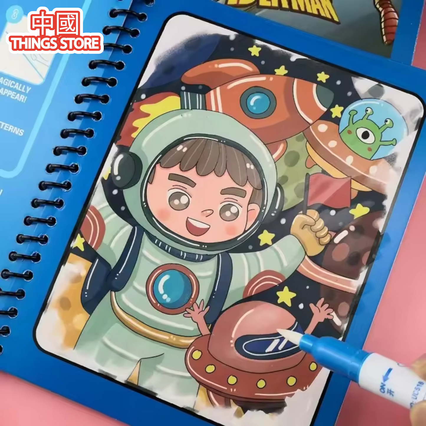 Libro mágico de pintura de agua