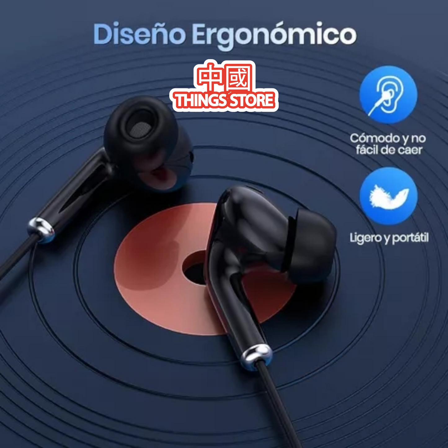 Audífonos alambricos de gomita