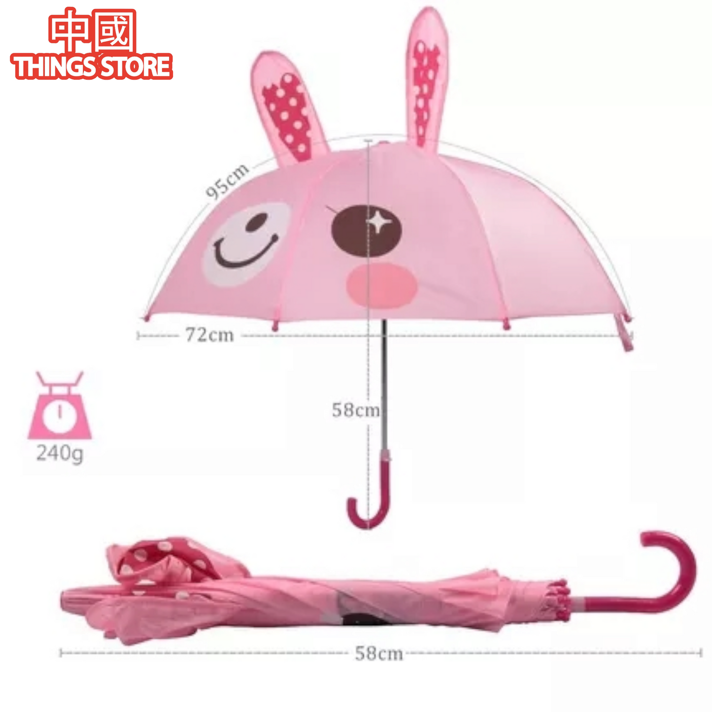 Sombrilla de figuras de animalitos