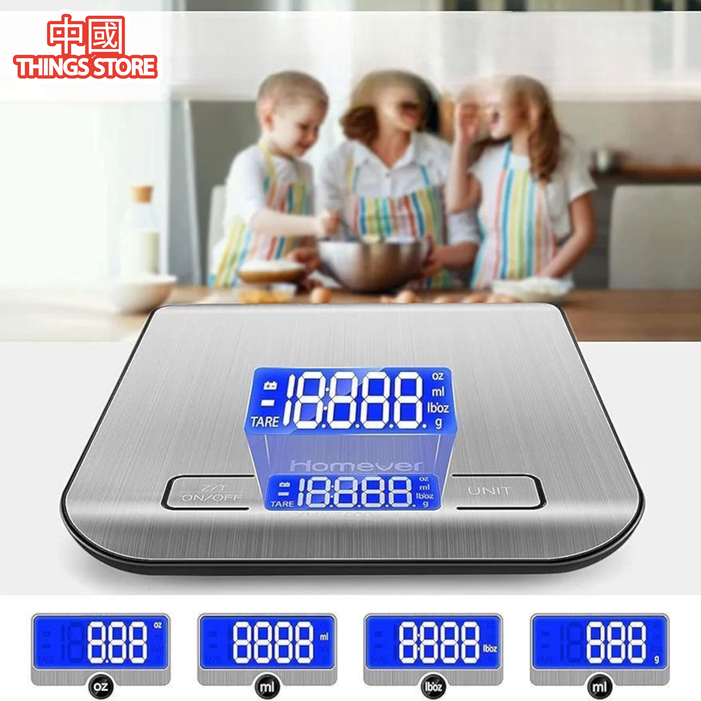 Bascula para cocina de 1 a 5kg