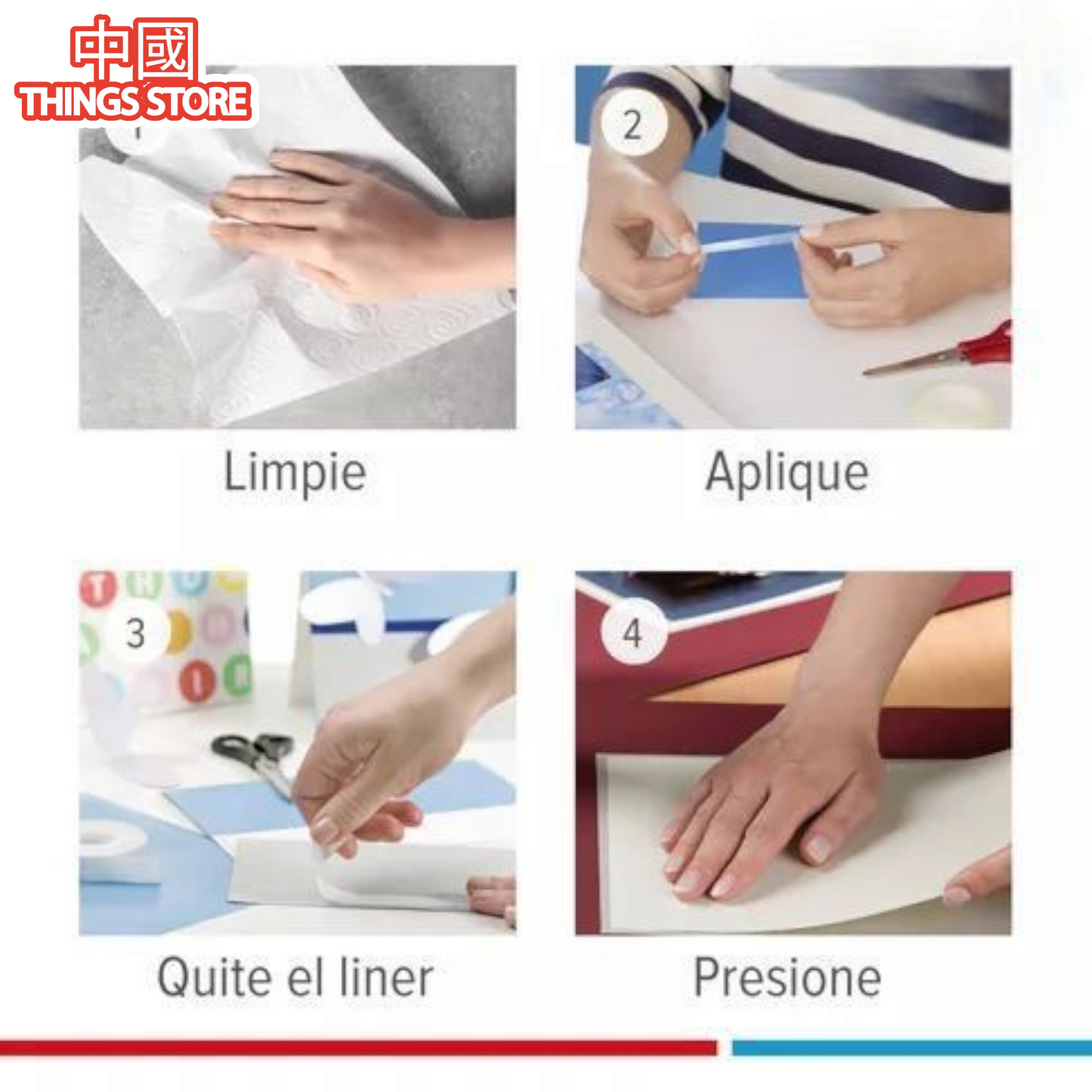 Paquete de cinta doble cara blanca