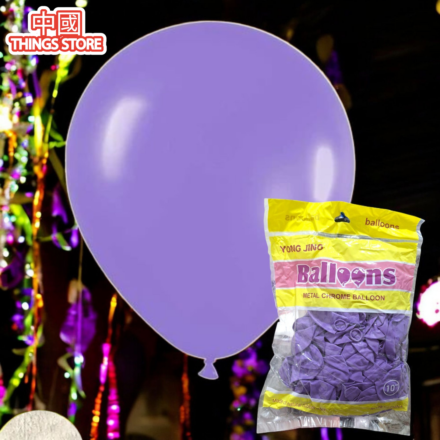 Globo 10" paquete 50pz