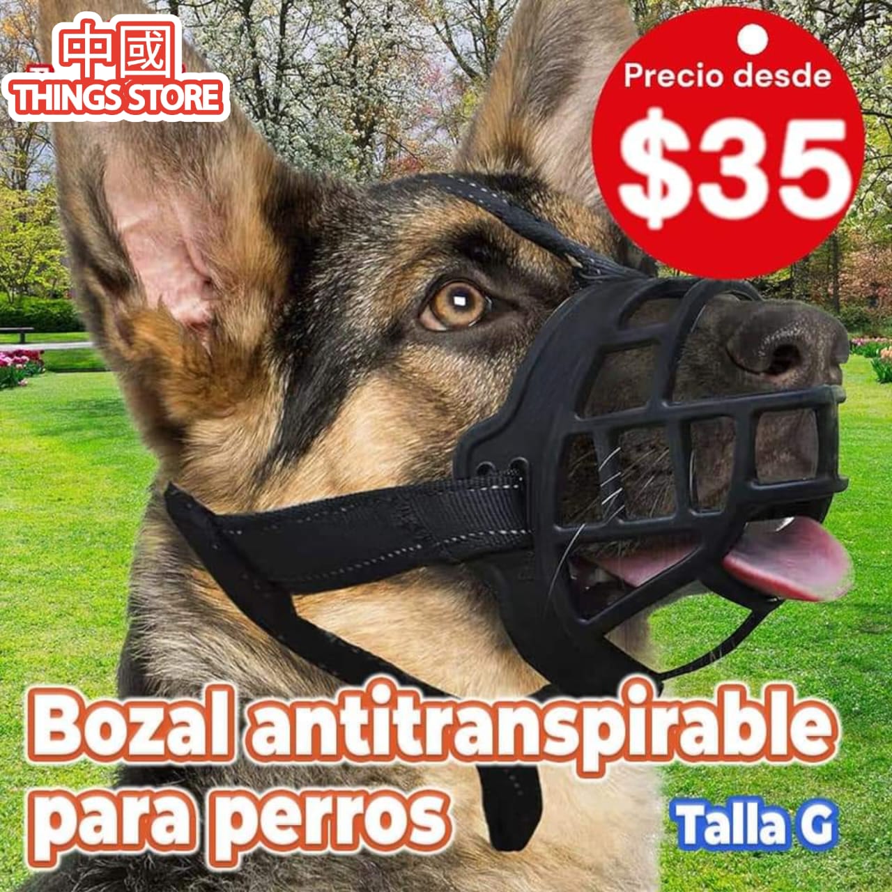 Bozal transpirable