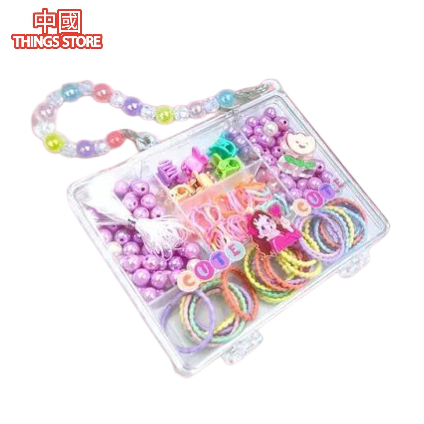 Paquete de ligas y pinzas