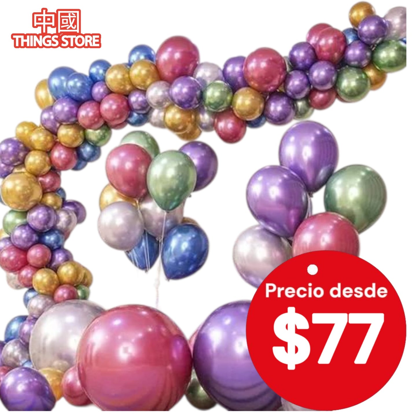 Globo metálico de 10"