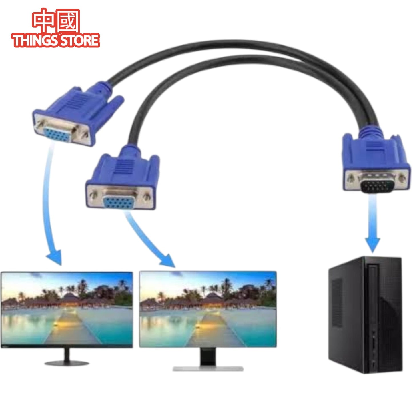 Spliter vga a 4 pantallas