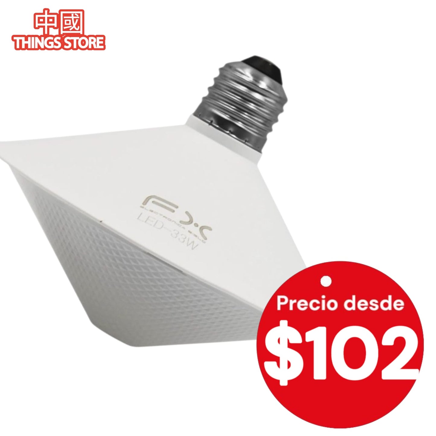 Foco lampara diseño ovni