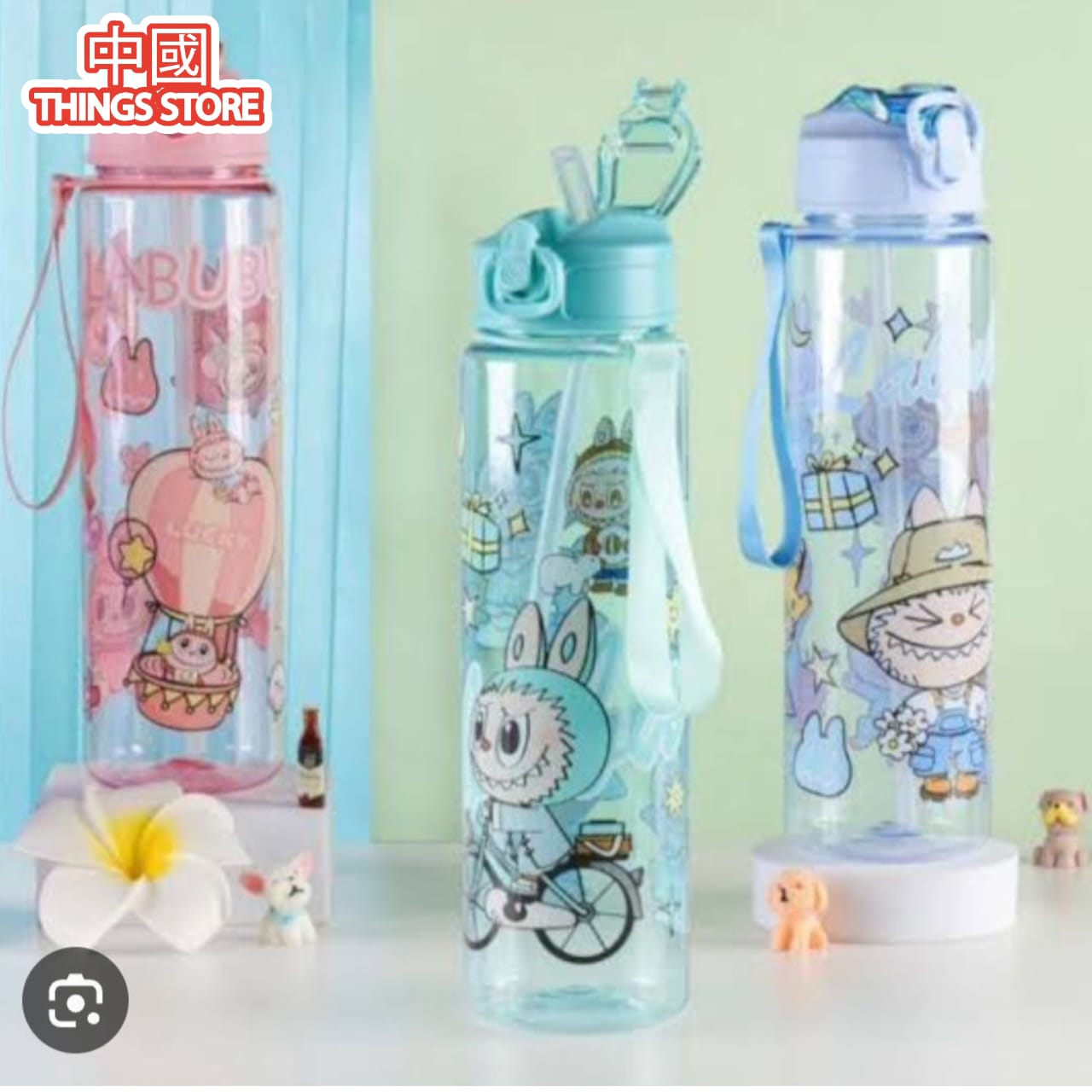 Cilindro de agua labubu