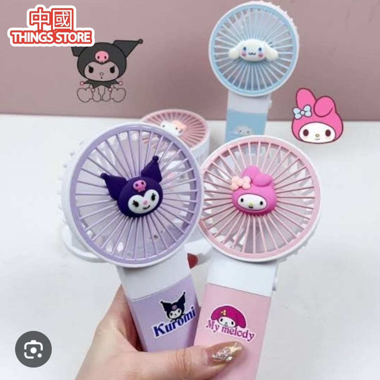 Ventilador de mano kawai