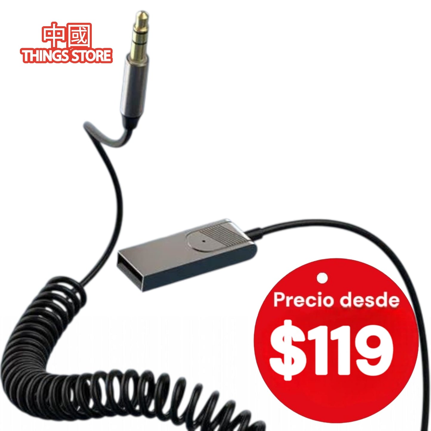 Auxiliar a usb