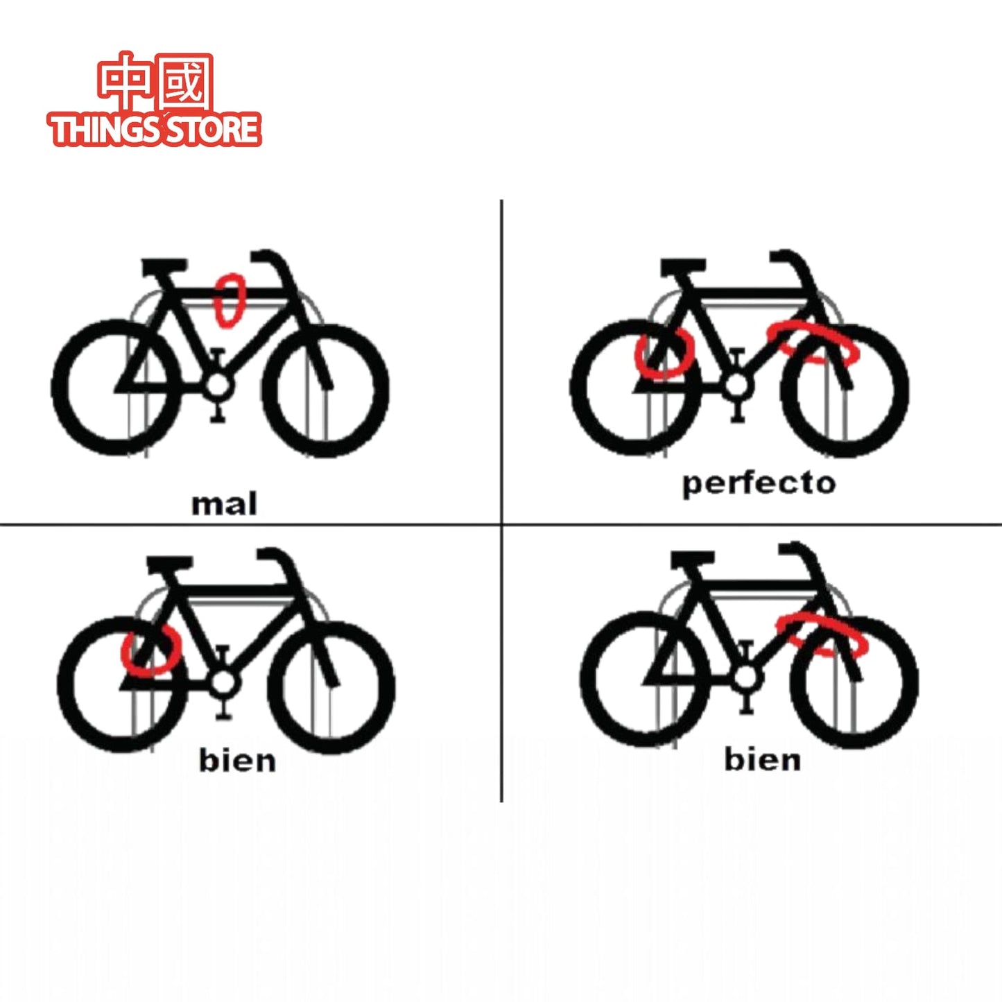 Candado de bicicleta