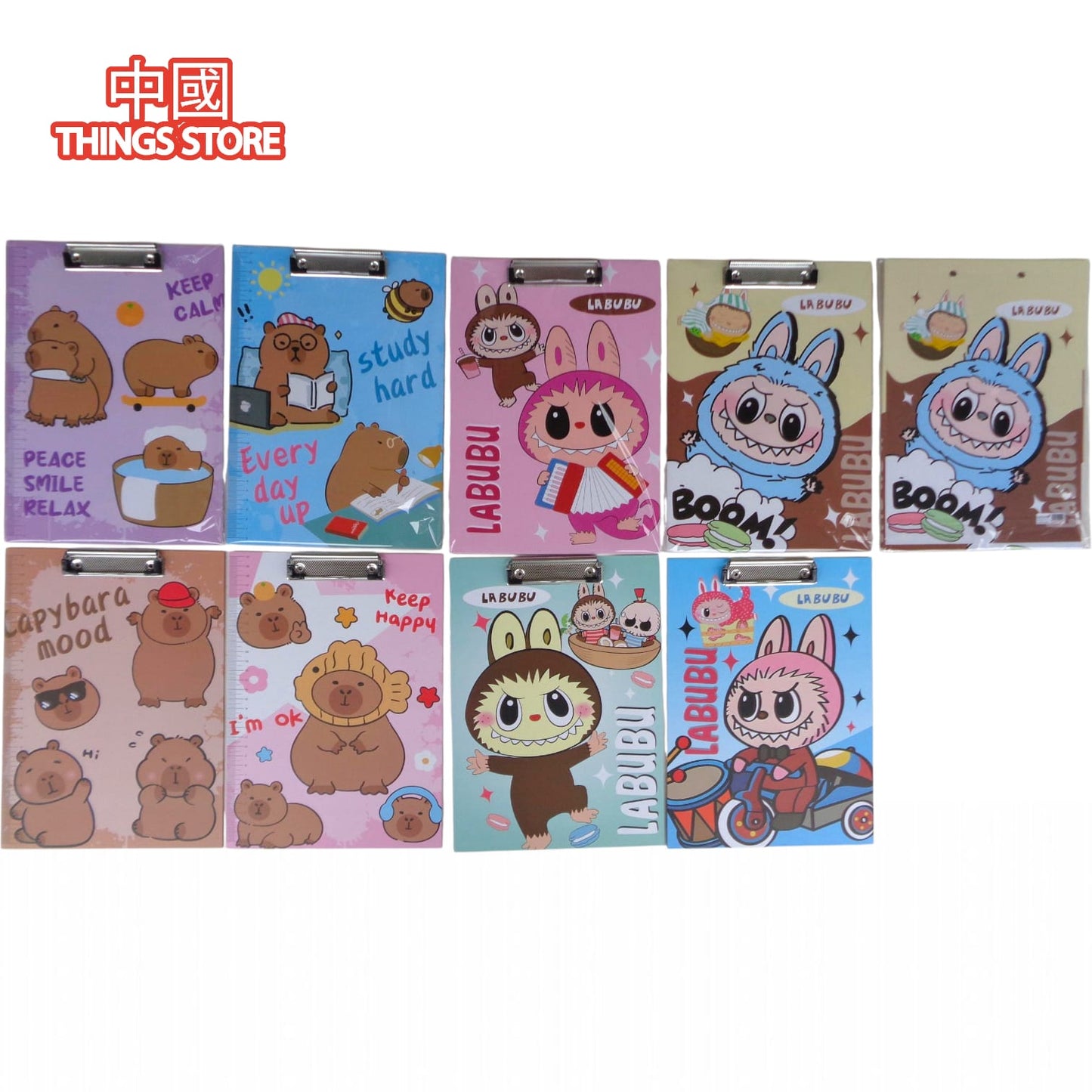 Clip board de personajes