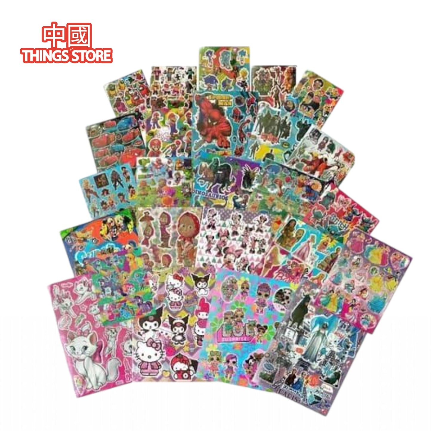 Block de stiker de personajes