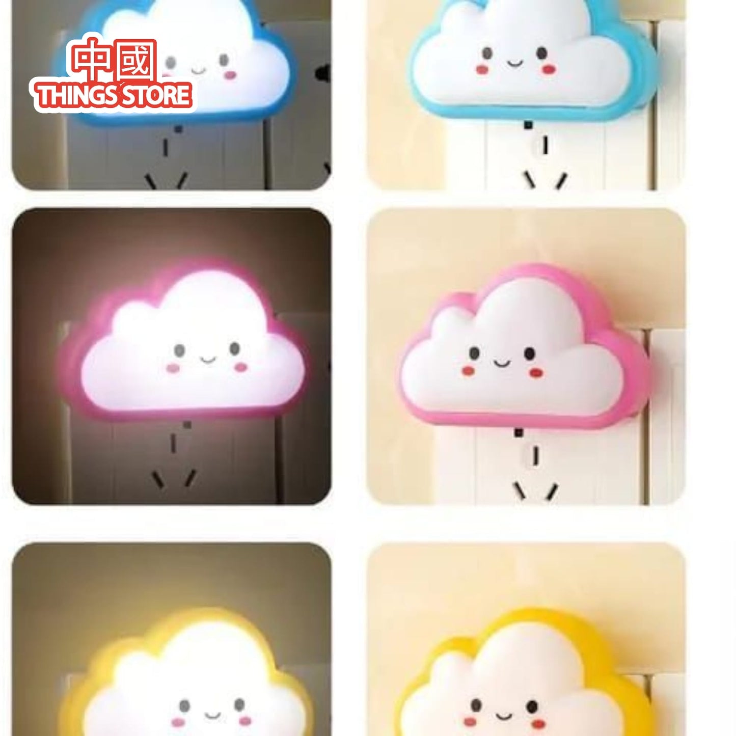 LAMPARA DE NOCHE CON FORMA DE NUBE
